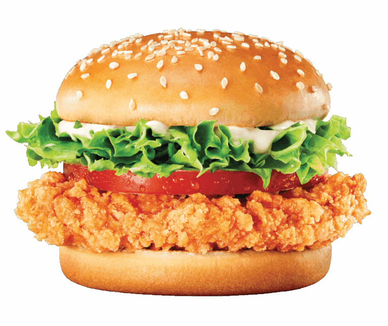 Hot Crispy Chicken Burger - MY Lotteria