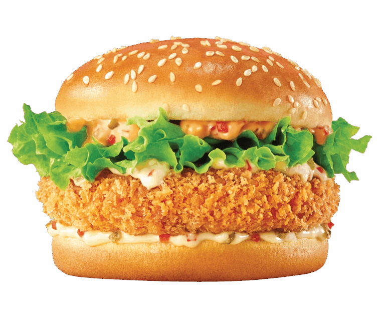 Ria Shrimp Burger - MY Lotteria